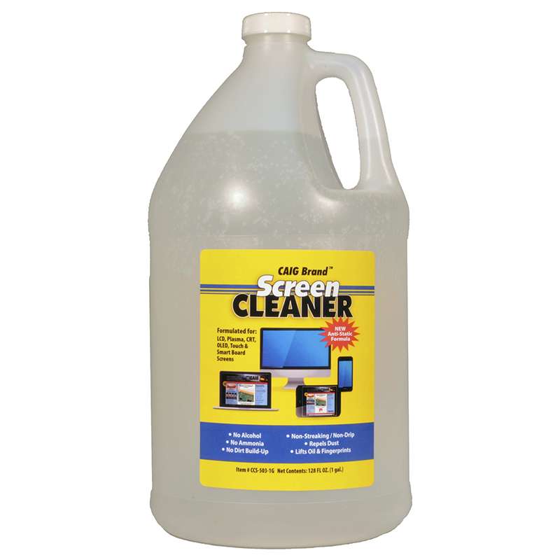 Screen Cleaner, Bulk Refill, 1 Gallon Bottle