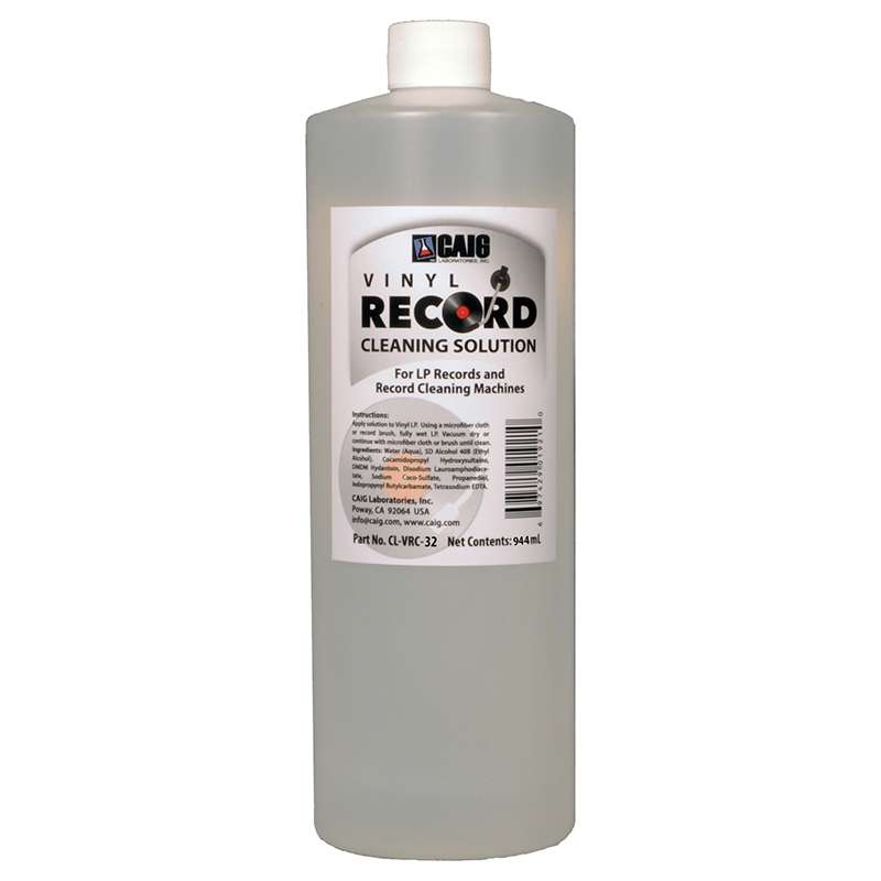 Vinyl Record Cleaner, 32 oz Bottle