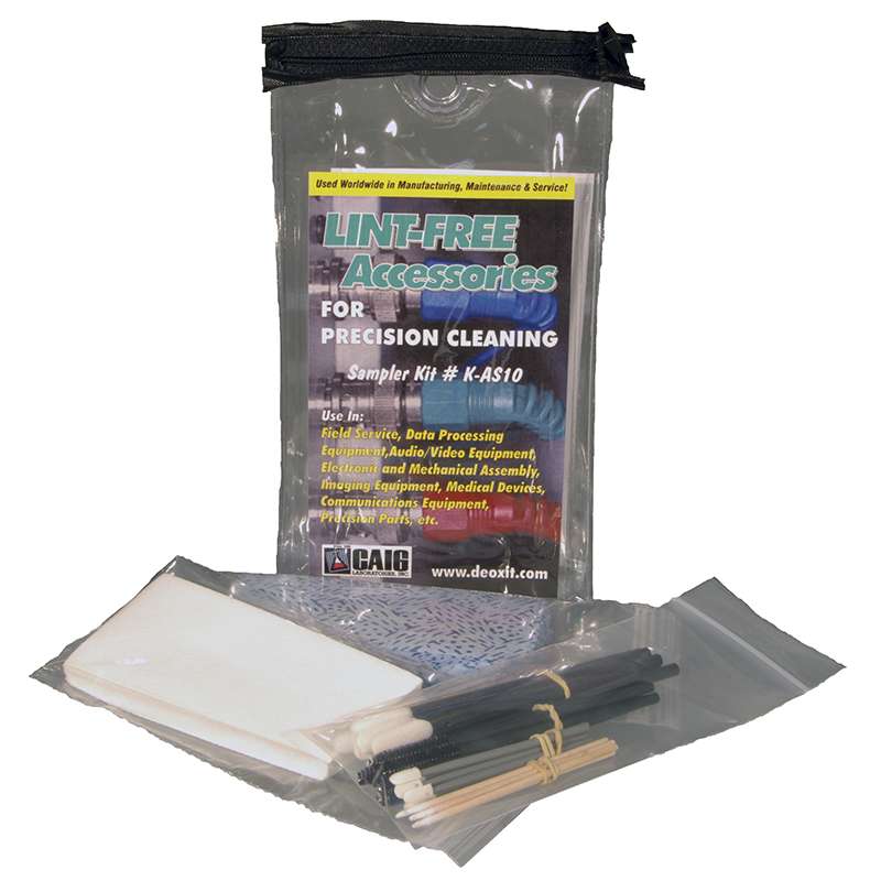 Accessory Sampler Kit, (Cloth, Swabs, Brushes)