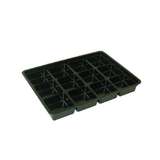Conductive Plastic Kitting Tray with 12 Compartments, 14 x 10 x 1-3/4" redirect to product page