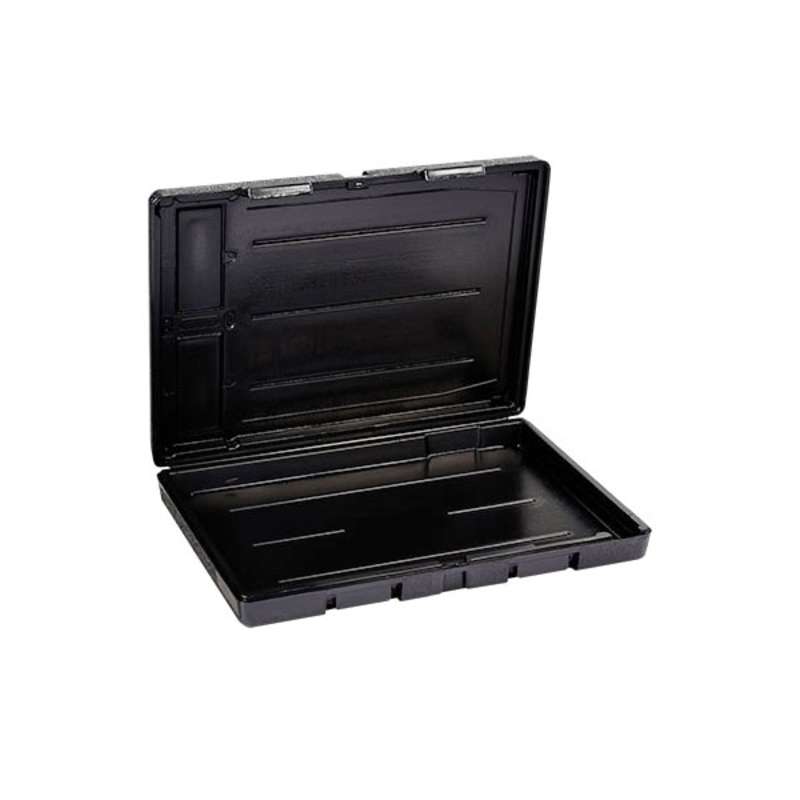 Conductive Blow Molded Shipper without Foam, 12-3/4 x 10-1/2 x 1-3/4" I.D.