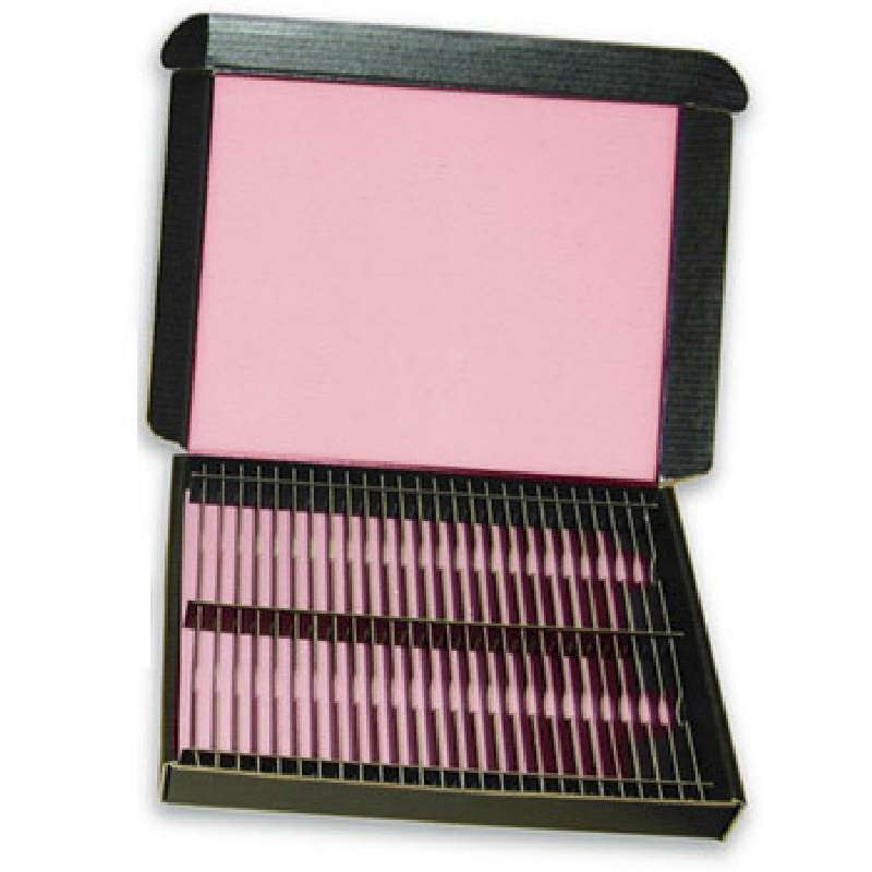 Conductive Corrugated SIMMs Shipper with 50 cells, 14-7/8 x 11-15/16 x 1-5/8" I.D.