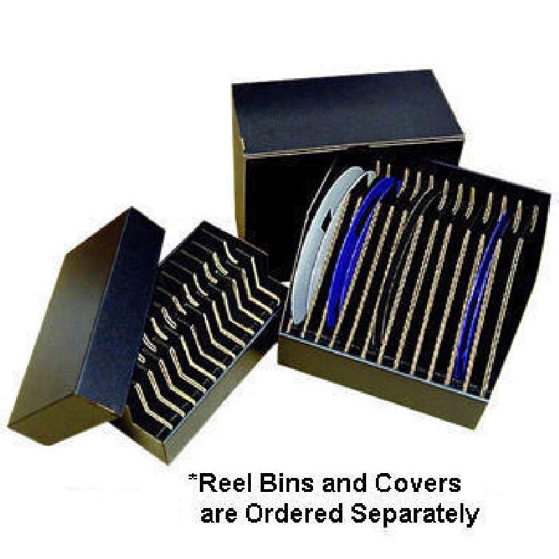 Conductive Corrugated 13" Reel Tote with Lid, 19-3/4 x 13 x 13" ID