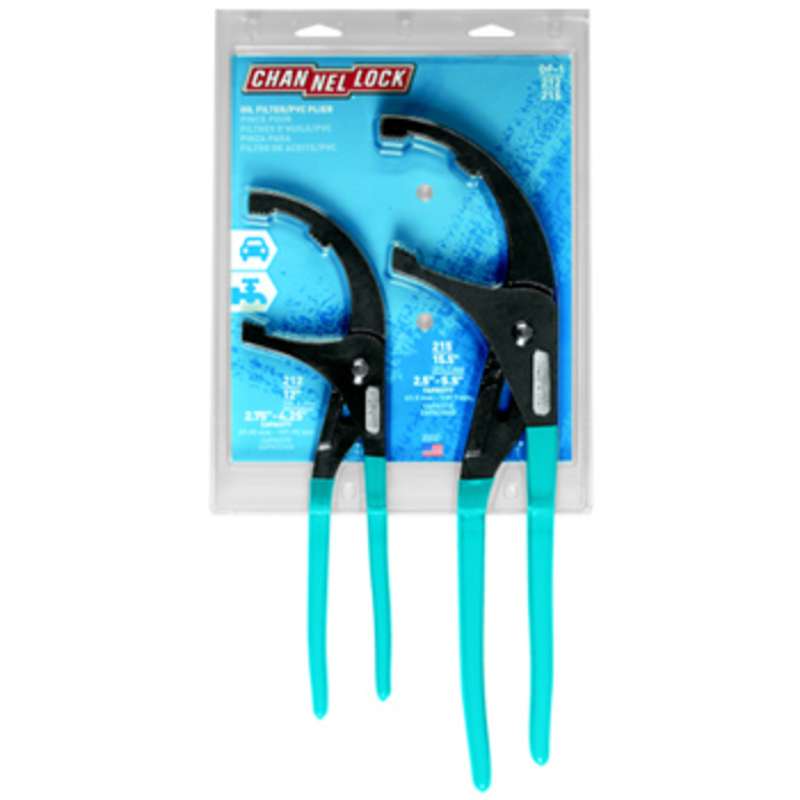 Oil Filter Plier Set, 2 Pieces
