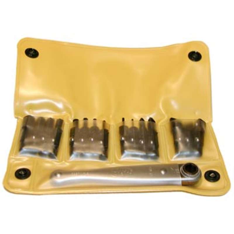 Ratchet Kit with Hex, Slotted, Phillips and Square Adapters