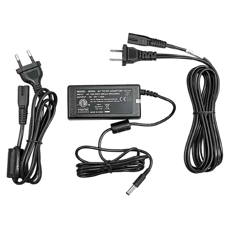 Power Adapter 110/240V and Power Cord 115V US for Ground Tester Models: 6470, 6471 and 6472