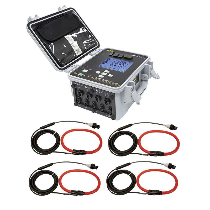 Power and Energy Logger Model, with 4 196A-24-BK, Waterproof IP67, DataView Software