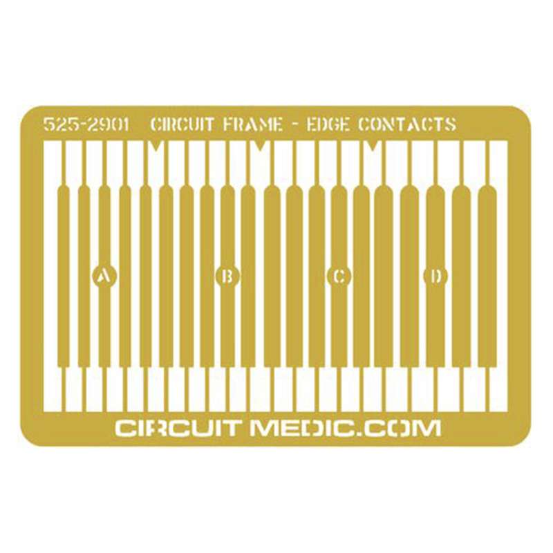 Circuit Frame, Edge Contacts, Nickel/Gold Plated, No Adhesive