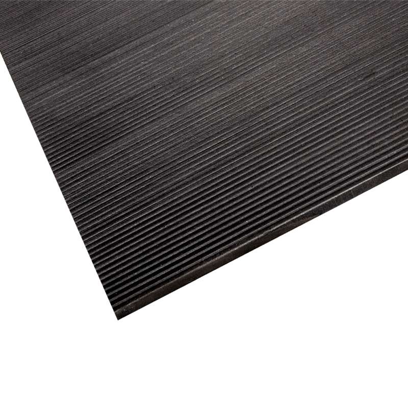 Anti Fatigue Corrugated Switchboard Runner MAT, 3'x75', Black, 1/Case