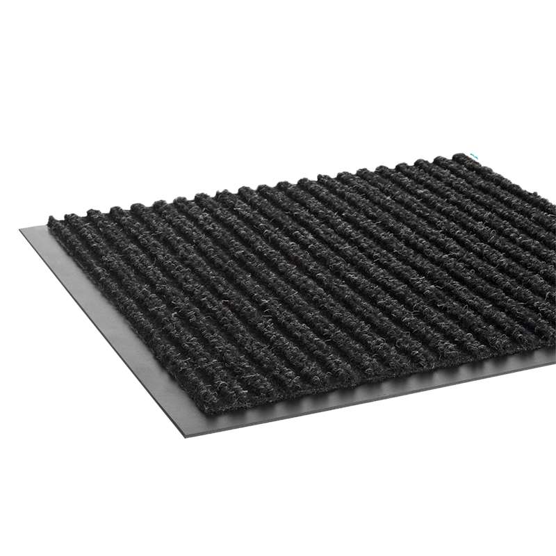 Carpet  Needle-Rib MAT, 3'x4', Charcoal, 1/Case