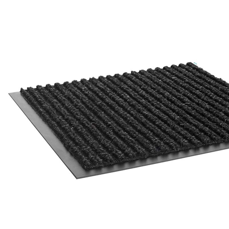 Carpet  Needle-Rib MAT, 4'x60', Charcoal, 1/Case