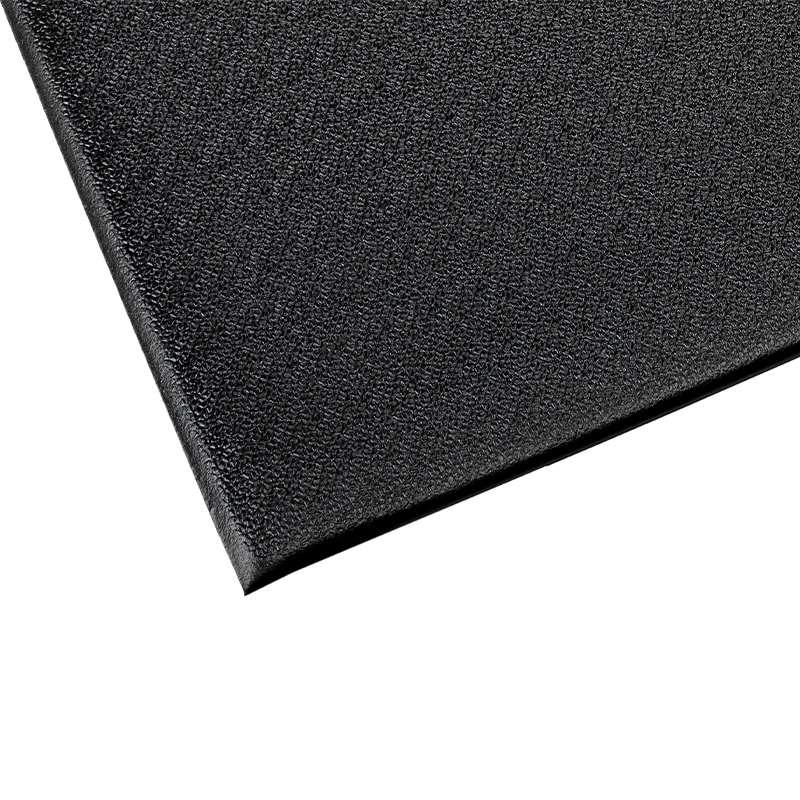 Anti Fatigue Tuff-Spun 3/8 Pebble-Surface MAT, 3'x60', Black, 1/Case