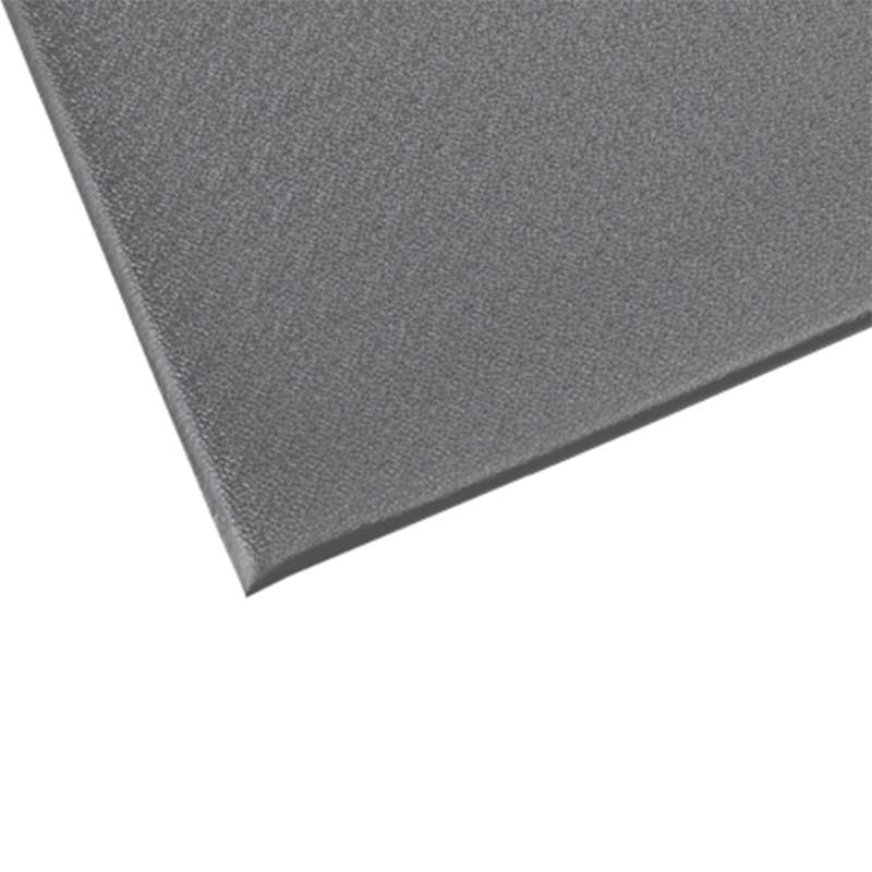 Anti Fatigue Tuff-Spun 3/8 Rib-Surface MAT, 4'x60', Gray, 1/Case