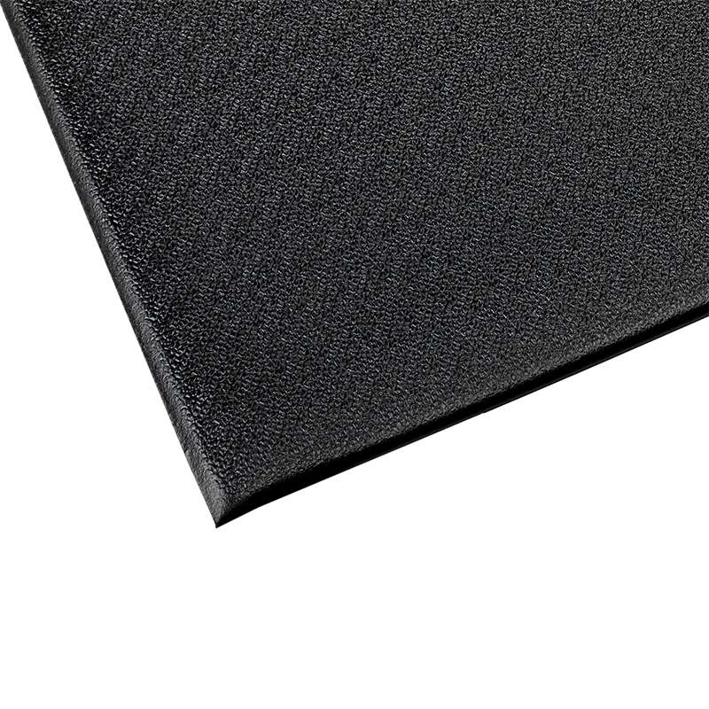 Anti Fatigue Tuff-Spun 3/8 Rib-Surface MAT, 6'x60', Black, 1/Case