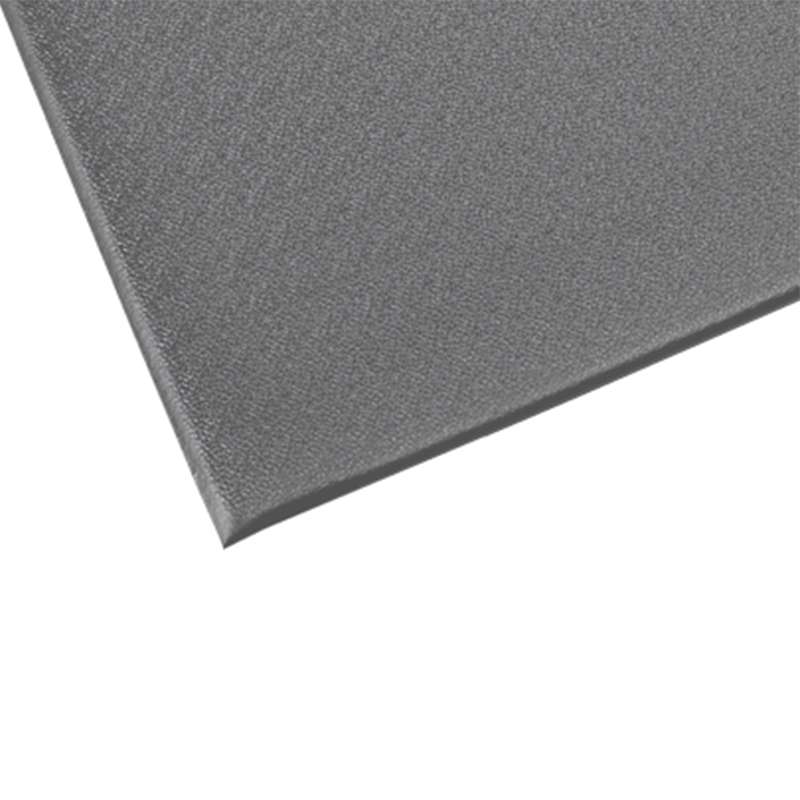 Anti Fatigue Tuff-Spun 3/8 Rib-Surface MAT, 6'x60', Gray, 1/Case