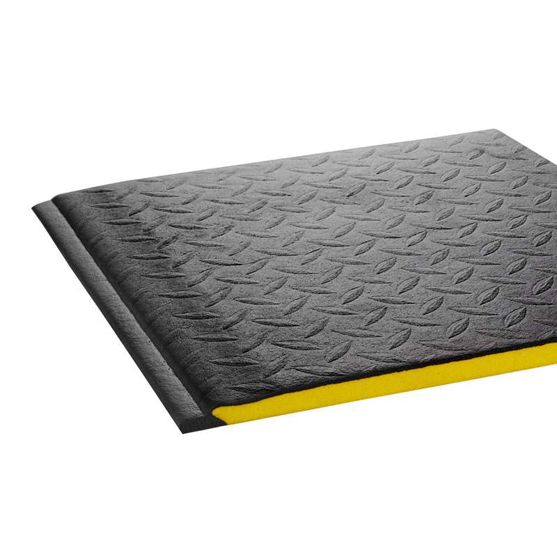Anti Fatigue Wear-Bond Tuff-Spun Diamond-Surface MAT, 3'x5', Black, 1/Case