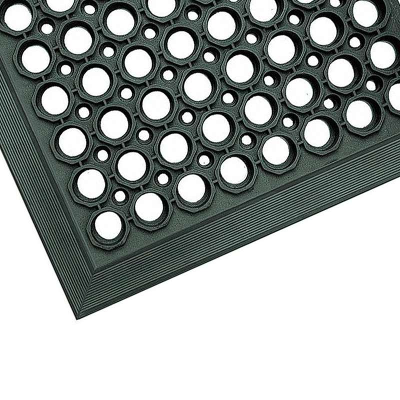 Drainage  Safewalk-Light General Purpose MAT, 3'x15', Black, 1/Case