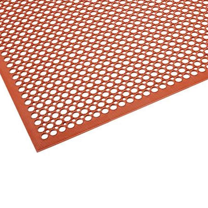 Drainage  Safewalk-Light Grease-Resistant MAT, 3'x20', Terra Cotta, 1/Case