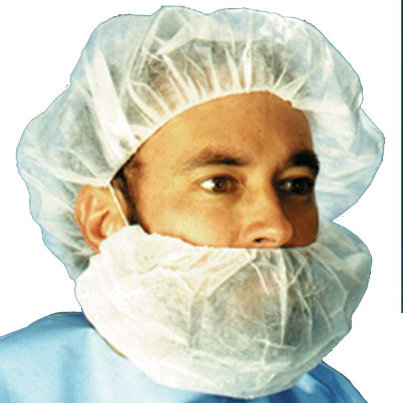 Polypropylene Bouffant Cap, 24" White, 1000 Piece per Cap
