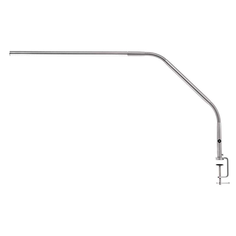 Slimline 4 Table Lamp, Brushed Steel