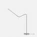 Slimline 4 Floor Lamp, Brushed Steel