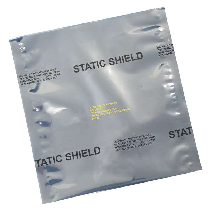 Static Shield Metal-In Bag, 81705 Series, 8" x 10", 100 Each per Pack