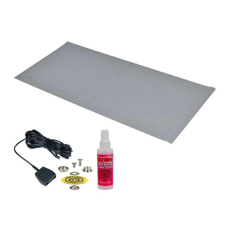 Mat Kit, Statfree B2 Plus Vinyl, Light Gray, 0.080 inch x 24 inch x 48 inch