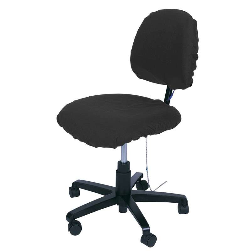 Clean Room Chair Cover, Black