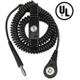 Jewel® MagSnap Expandable Adjustable Onyx Metal Wrist Strap with Banana Plug and 12' Coil Cord redirect to product page