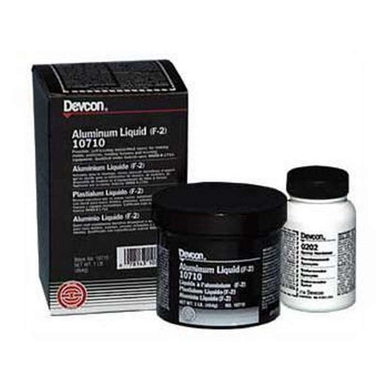 Aluminum-Filled Liquid Epoxy (F-2), 1 lb.