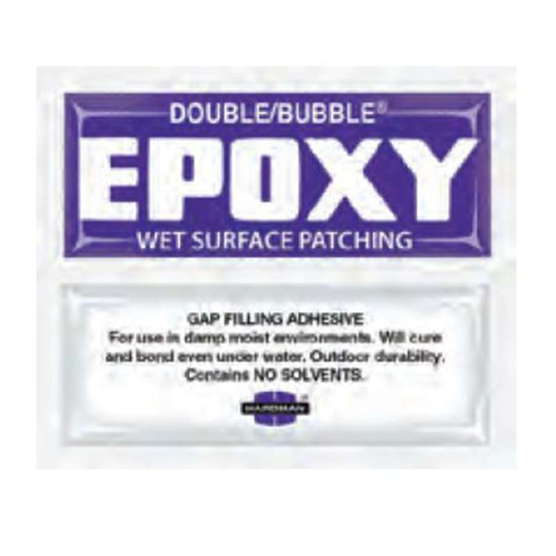 Double Bubble Epoxy, Wet Surface Patching Purple, 100 x 3.5 Gram Packets per Box