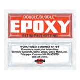 Double Bubble Epoxy, Extra Fast Setting Red, 100 x 3.8 Gram Packets per Box redirect to product page