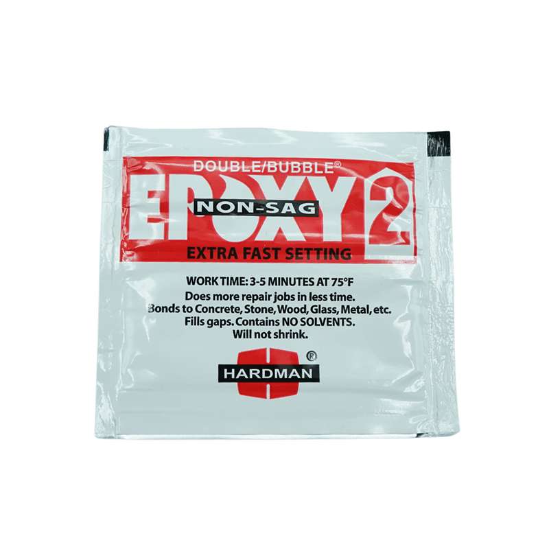 Double Bubble Epoxy, Non-Sag Extra Fast Setting, 100 x 4.4 Gram Packets per Box