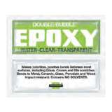 Double Bubble Epoxy, Clear Impact-Resistant Green, 100 x 3.5 Gram Packets per Box redirect to product page