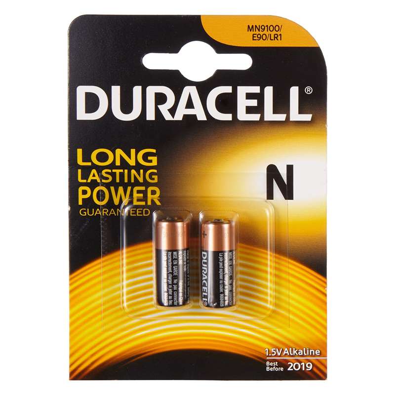 Duracell 1.5V Alkaline Battery, 2 per Package
