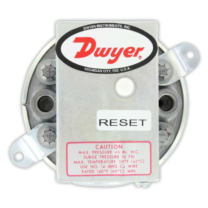 Differential Pressure Switch, Range 0.40-1.6" W.C.