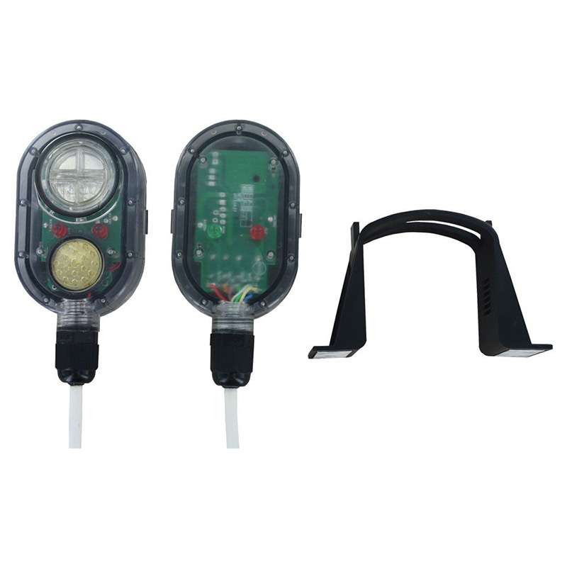 Battery Powered Water Leak Detector, SPST No SSR, with Audible Alarm, Adjustable Mounting Bracket In