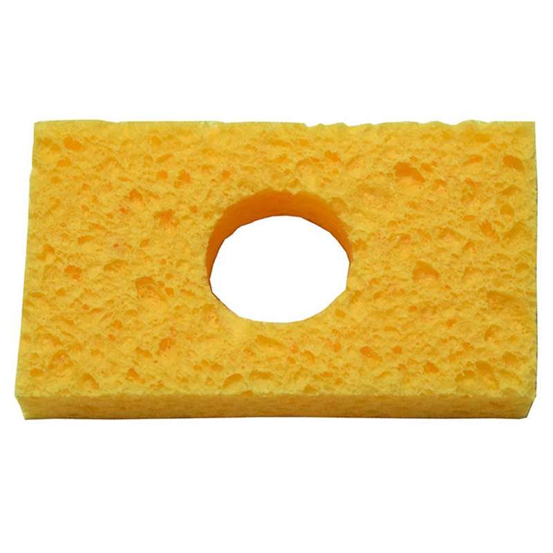 Solder Soakers™ Tip Cleaning Sponge with Center Hole, 3 x 1-11/16 x 5/8", 10 per Pack