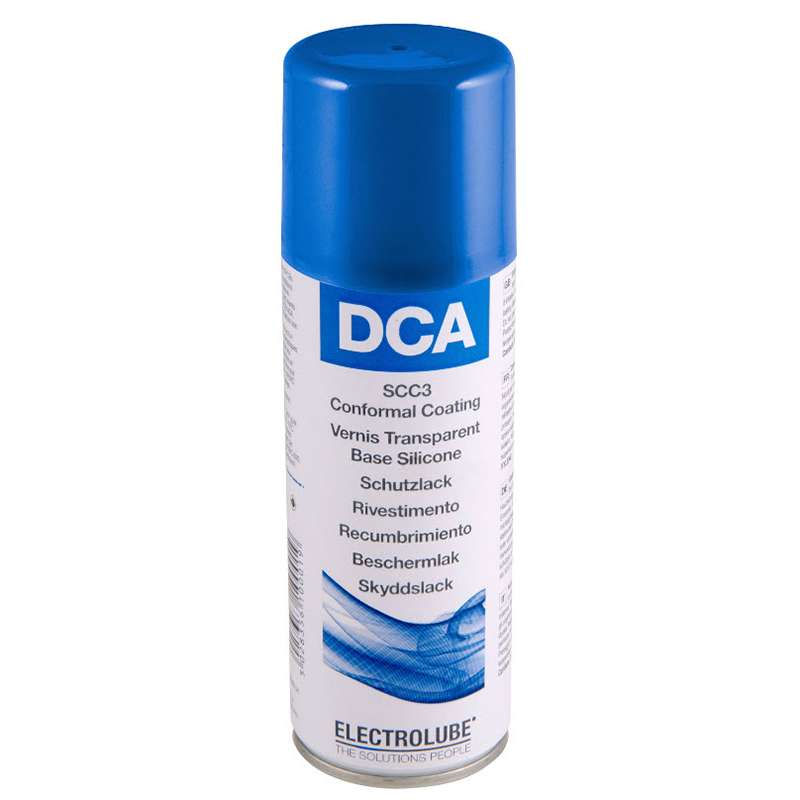 Electrolube® DCA Modified Silicone Conformal Coating, 200 mL Aerosol Can
