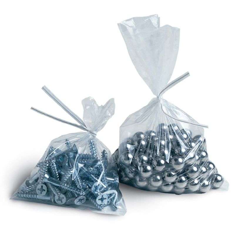 Low Density Polyethylene Clear Flat Bag, 1.25 Mil, 6" x 8", 2000 Bags per Case