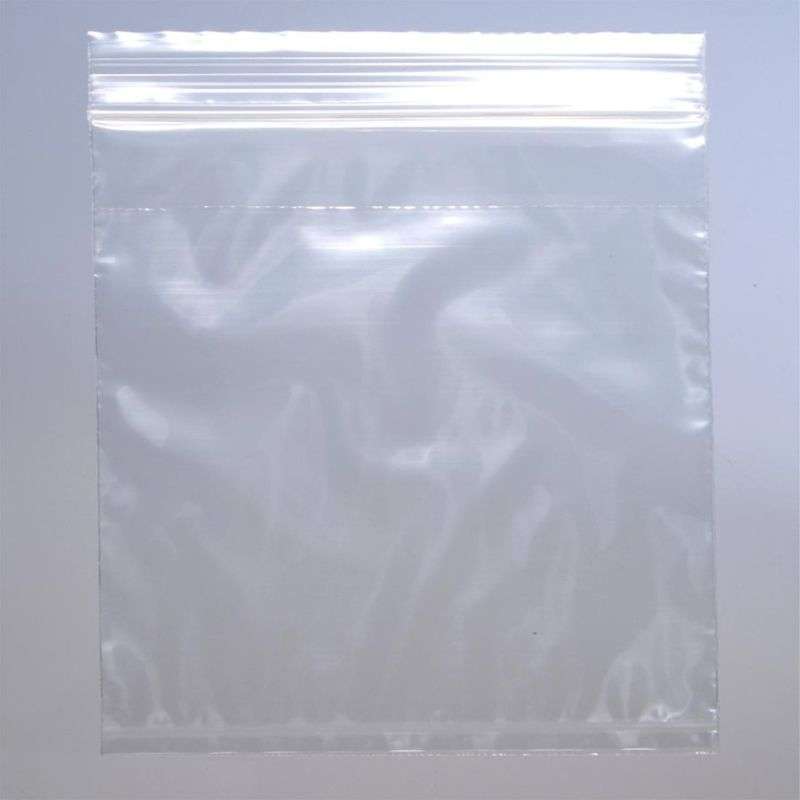 6" x 6" 2 mil Reclosable 3-Wall Specimen Transfer Bag (No Print), 1000 per Case