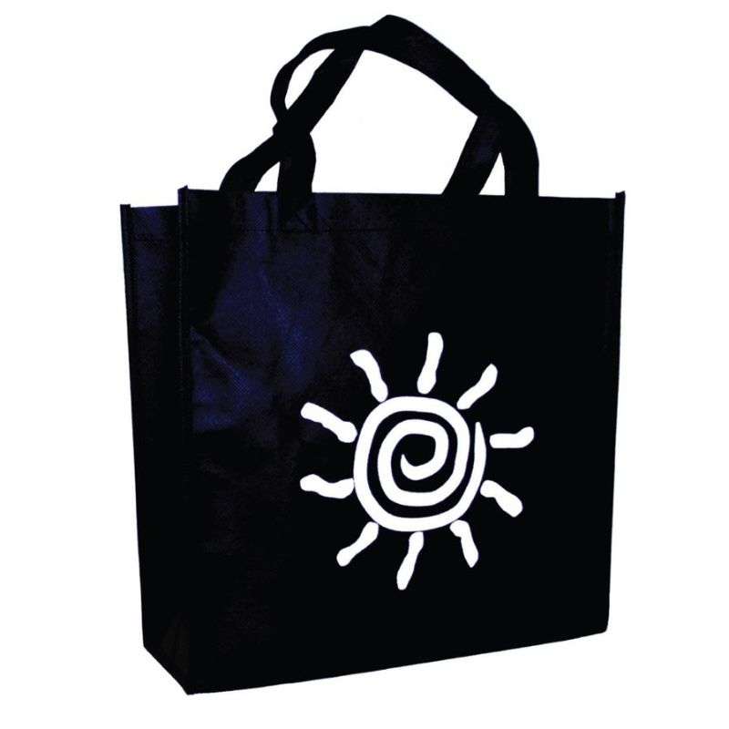 Non Woven Washable Recyclable Polypropylene Bag, 13 x 5 x 13" with 5"Bg, 200 Bags per Case