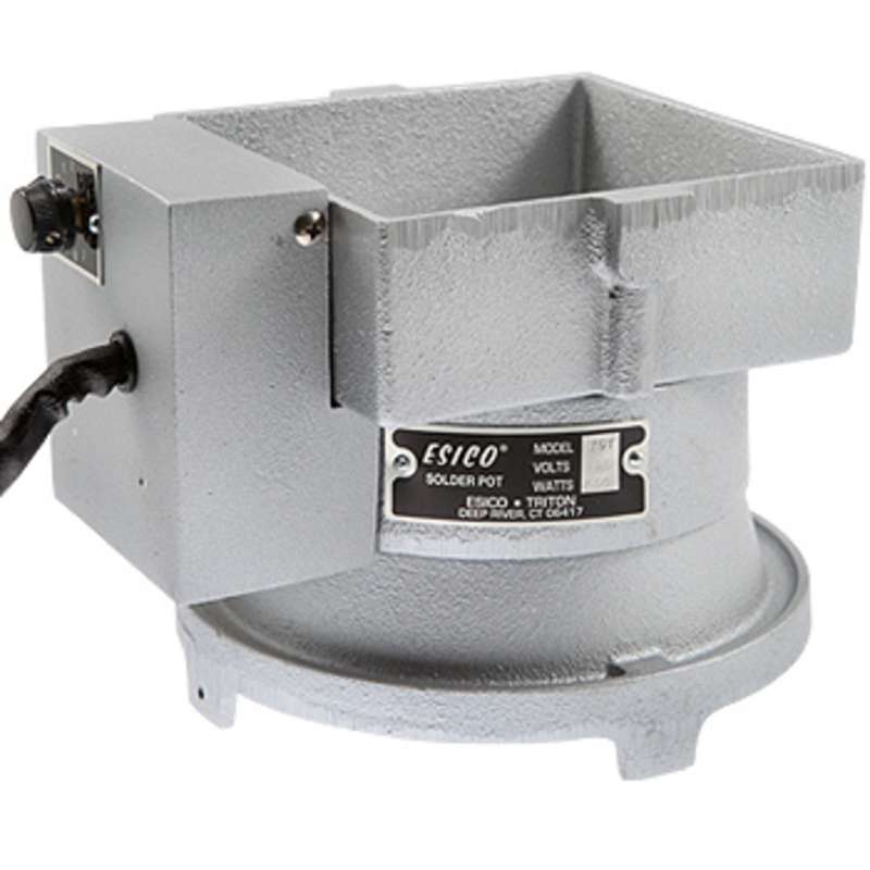 Model 75T 650W Solder Pot with Adjustable Thermostat, 4.75" x 4.75"