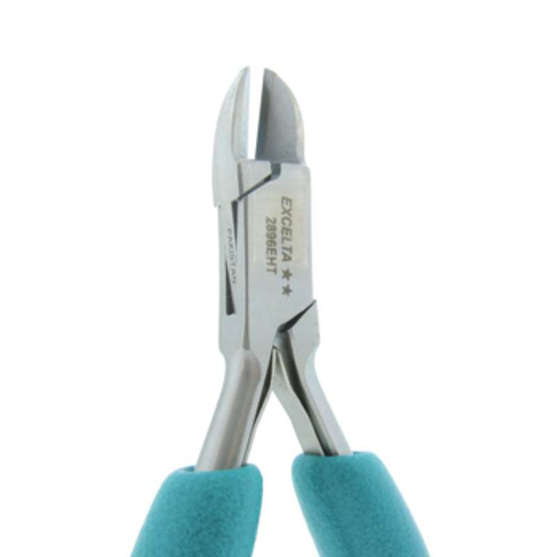 Excelta 2896EHT - ESD Large Round Head Semi-Flush Cutters, 5.5