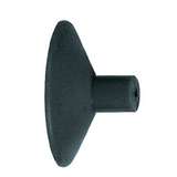 Vacuum Cup - Three Star Black Buna-n Static Safe 5/8" redirect to product page