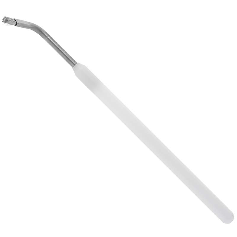 Brushes, Instrument Cleaning, 50 degree Bent, Acetal Handle, SS Bristles, 5.5" OAL