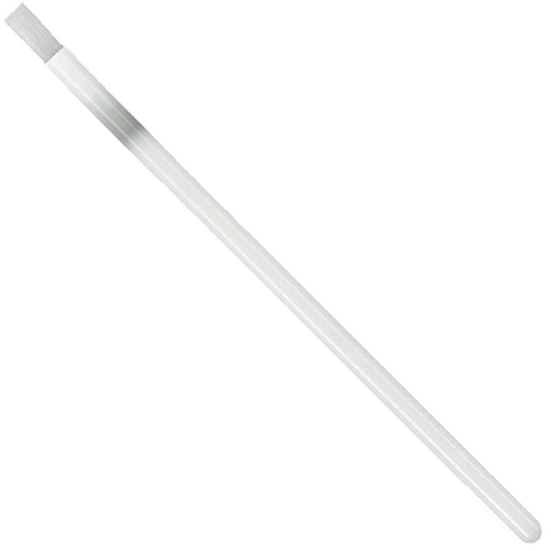 Brushes, Heat Resistant, Straight, 0.38"x0.19" Tip, Acetal Hdl, Nylon Bristles, 4.5"L