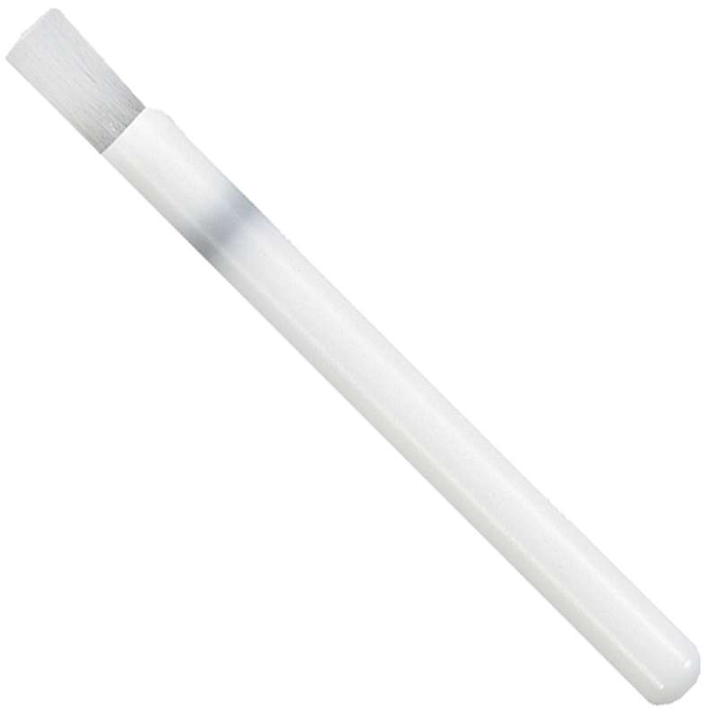 Brushes, Heat Resistant, Straight, 0.75"x0.38" Tip, Acetal Hdl, Nylon Bristles, 4.5"L