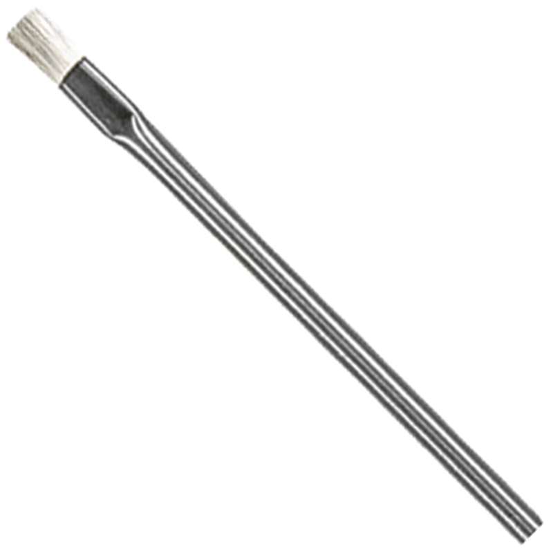 Brushes, Cleanroom Safe, Straight, 0.13"x0.13", SS, Statig09 Bristles, 3.5" OAL