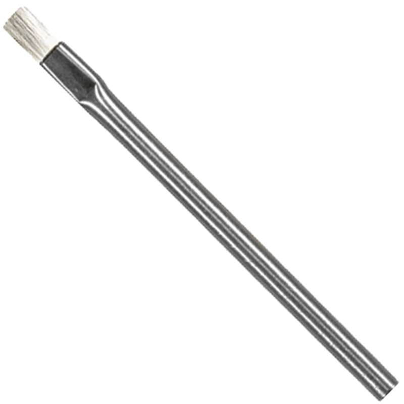 Brushes, Cleanroom Safe, Straight, 0.19"x0.25", SS, Statig09 Bristles, 4.75" OAL